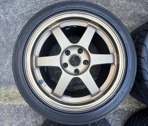 RAYS Volk Racing TE37 17x8.5J +40 / 17x9.5J +35 5x114.3 Wheels Rims