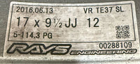 [For RSX] TE37SL 17x9.5 +12 5x114.3 RAYS