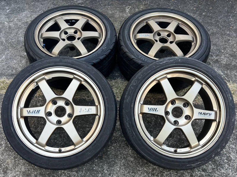RAYS Volk Racing TE37 17x8.5J +40 / 17x9.5J +35 5x114.3 Wheels Rims