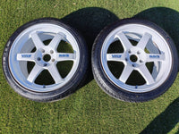 [For RSX] TE37 18x8.5 +40 / 18x9.5 +35 5x114.3 RAYS