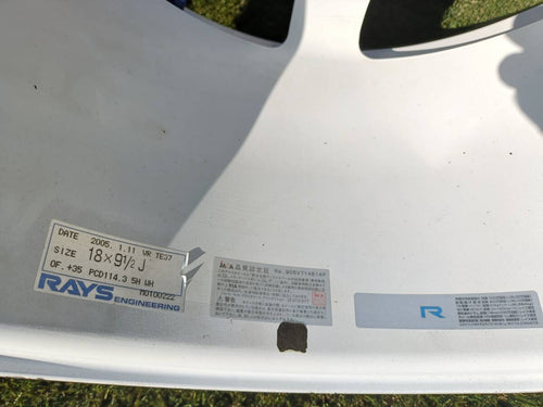 [For RSX] TE37 18x8.5 +40 / 18x9.5 +35 5x114.3 RAYS