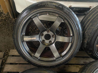 [For RSX] TE37 SAGA 18x8.5 +50 / 18x9.5 +30 5x114.3 RAYS