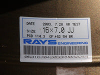 [For RSX] TE37 17x7 +42 5x114.3 RAYS