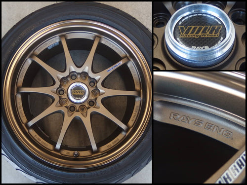 CE28N 17x8 +44 / 17x8.5 +47 5x114.3 RAYS