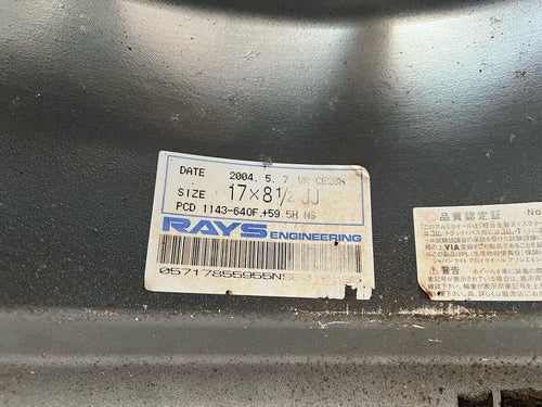 CE28 17x7.5 +51 / 17x8.5 +59 5x114.3 RAYS