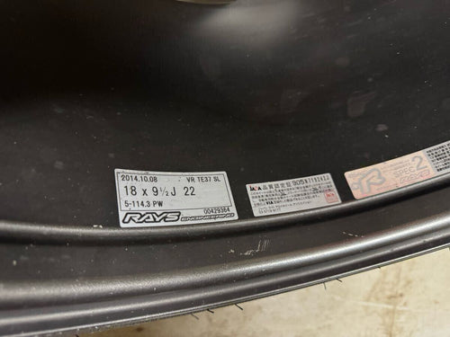 [For RSX] TE37SL 18x9.5 +22 5x114.3 RAYS