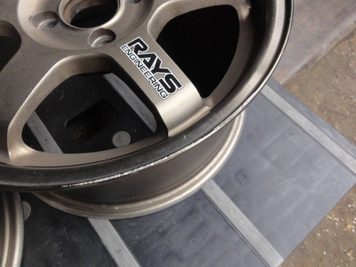 TE37 15x7 +43 4x100 RAYS Flat Bronze