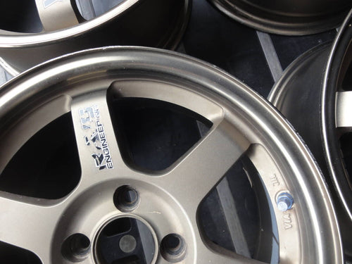 TE37 15x7 +43 4x100 RAYS Flat Bronze