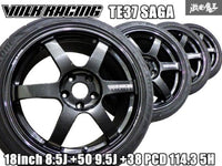 [For RSX] TE37 SAGA 18x8.5 +50 / 18x9.5 +38 5x114.3 RAYS