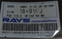 [For RSX] CE28N 18x9.5 +34 5x114.3 RAYS