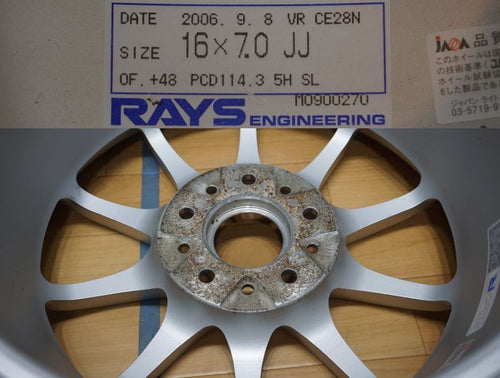 CE28N 16x7 +48 5x114.3 RAYS