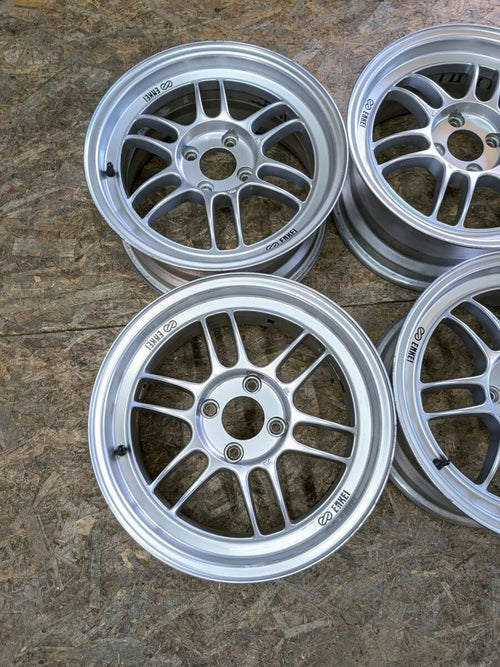 ENKEI RPF1 15x7J +41 4x100 Lightweight Wheel Set for Miata Civic Fit Yaris MR-S