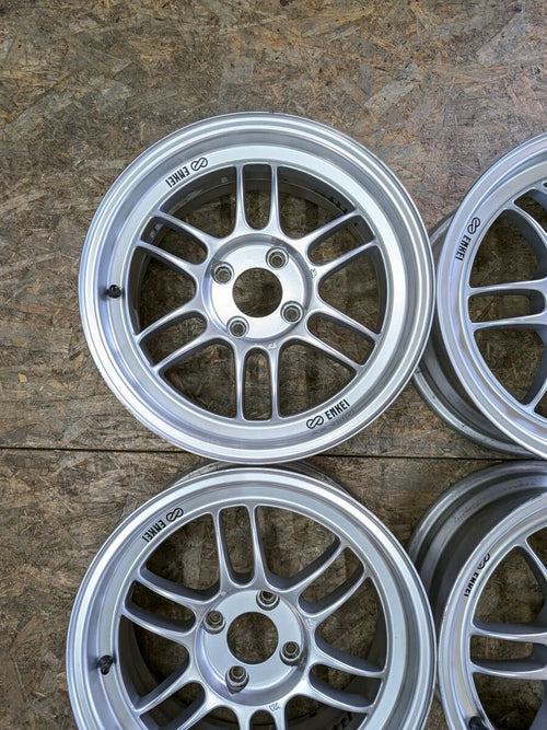 ENKEI RPF1 15x7J +41 4x100 Lightweight Wheel Set for Miata Civic Fit Yaris MR-S