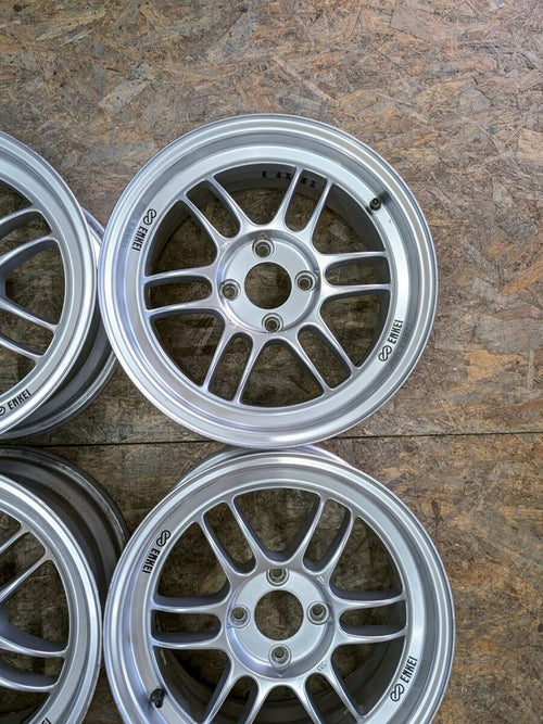 ENKEI RPF1 15x7J +41 4x100 Lightweight Wheel Set for Miata Civic Fit Yaris MR-S