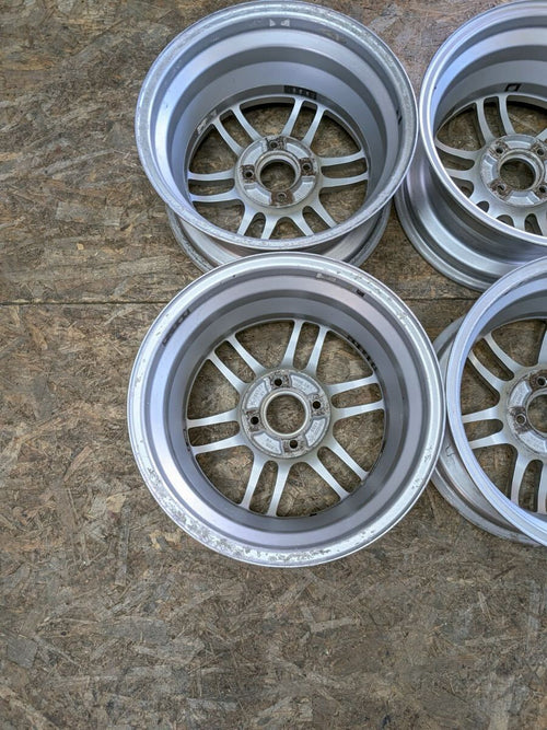 ENKEI RPF1 15x7J +41 4x100 Lightweight Wheel Set for Miata Civic Fit Yaris MR-S