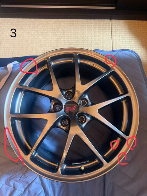 WRX STI 18x8.5 +55 5x114.3 BBS